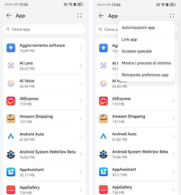 Controllare la lista delle app installate sullo smartphone