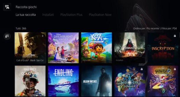 Come recuperare un gioco disinstallato PS5