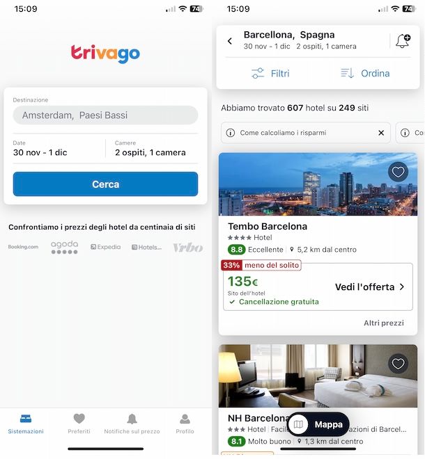 App Trivago