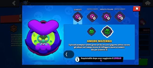 Amore materno gadget Brawl Stars