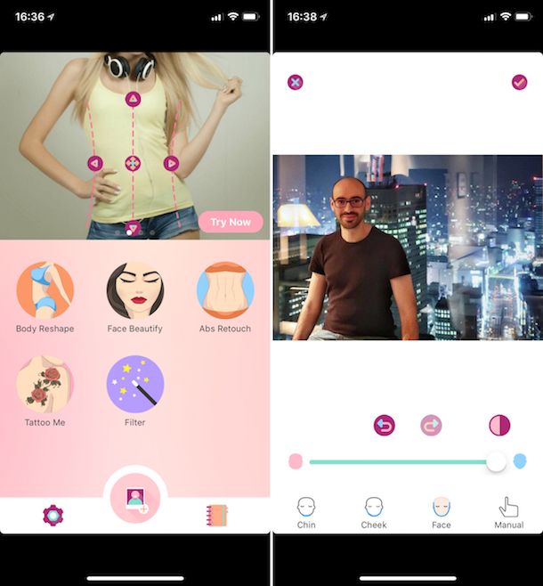Altre app per modificare corpo in foto