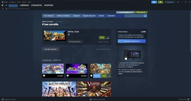 steam acquisto