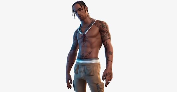 Travis Scott su Fortnite