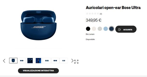 auricolari open ear Bose Ultra