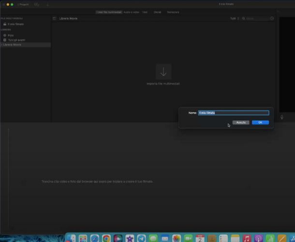 come usare imovie