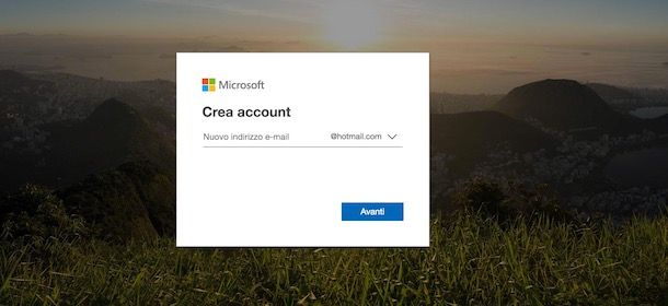 Come creare un nuovo account Outlook