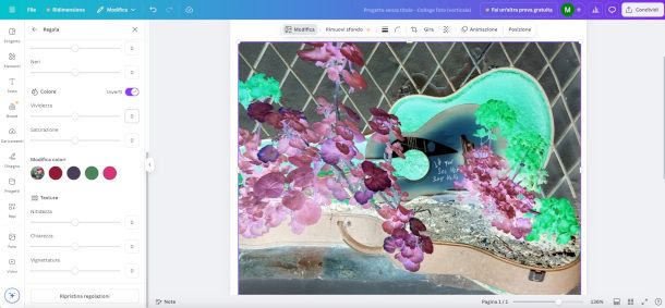 inversione colori su Canva