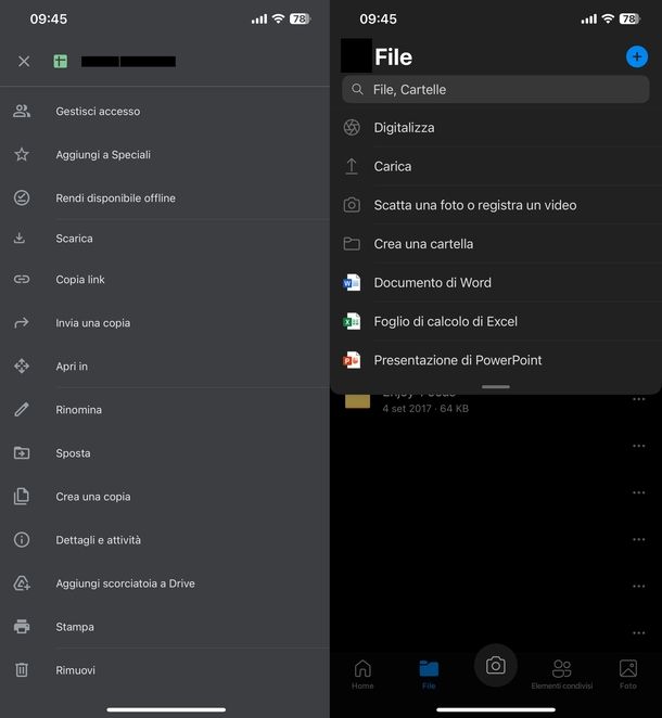 Sincronizzare Google Drive con OneDrive iPhone