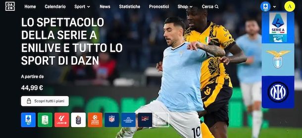 Lazio-Inter di Serie A