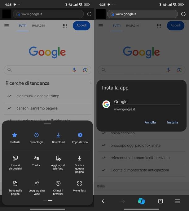 Microsoft Edge Android