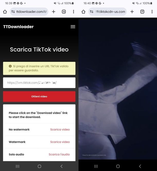 TTDownloader per vedere video TikTok senza app