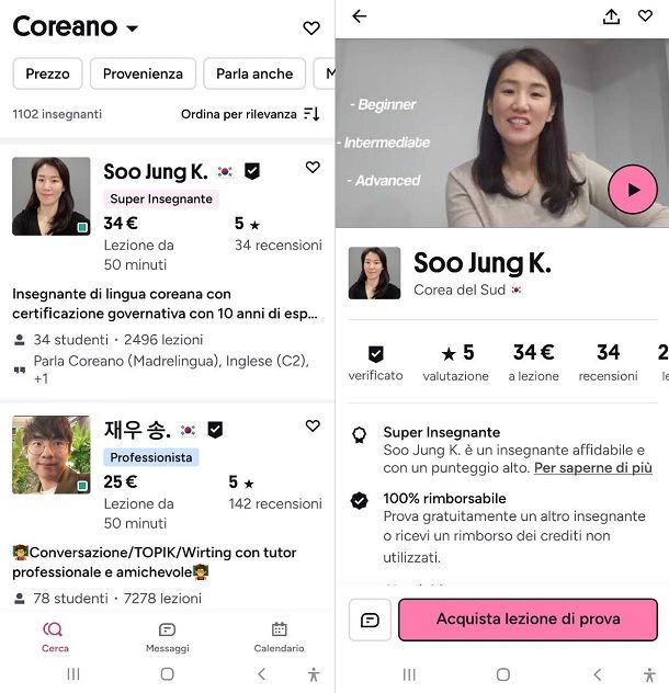 App per imparare coreano