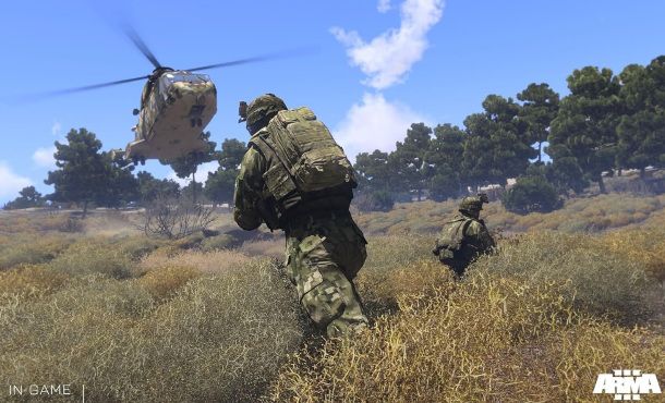 schermata gioco Arma III