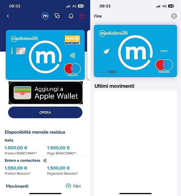 Come attivare Apple Pay app Mediolanum