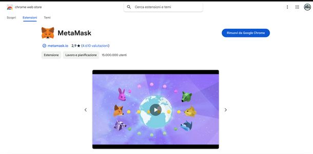 MetaMask Google Chrome