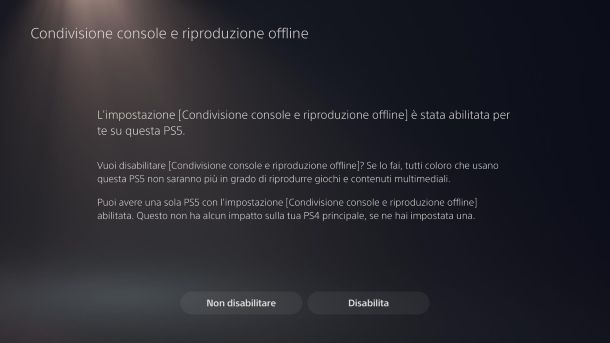 Come condividere account PS5 2