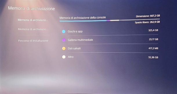 Come aumentare la memoria della PS5 2