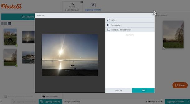 Modificare foto su PhotoSì