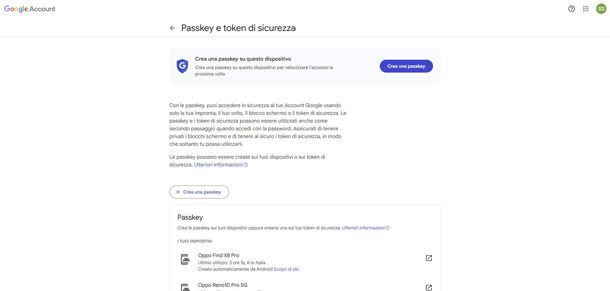 passkey Google