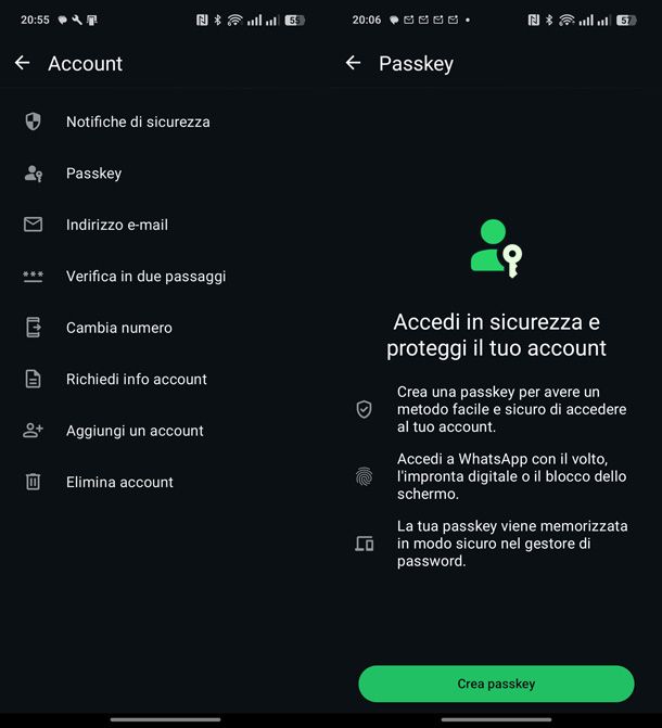 passkey WhatsApp