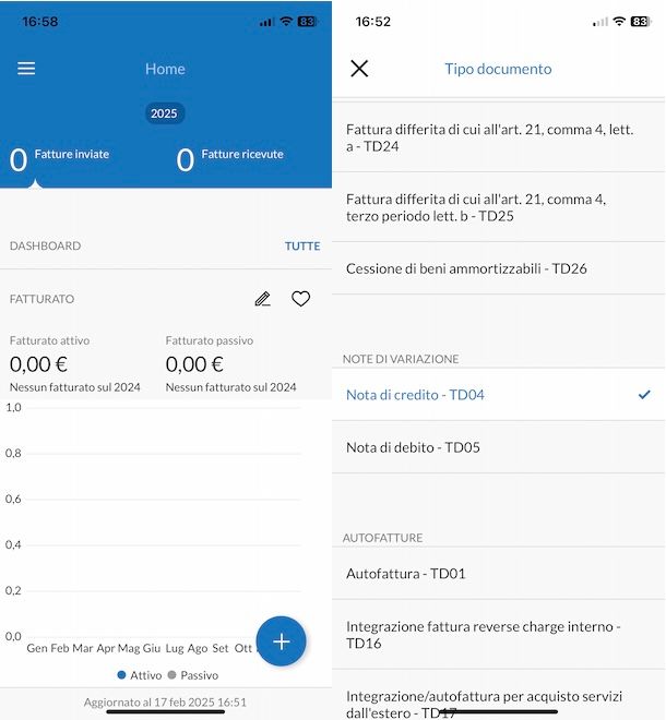 App Aruba Fatturazione Elettronica