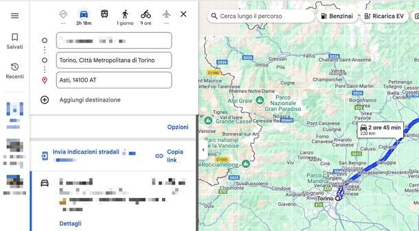 Come aggiungere tappe su Google Maps computer