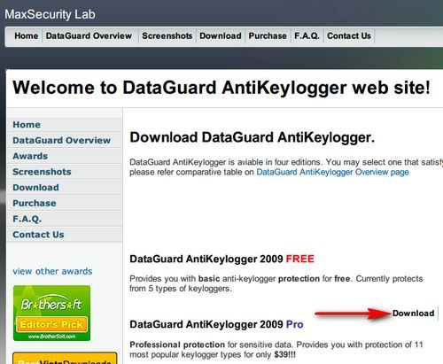 Dataguard Anti Keylogger Free Download