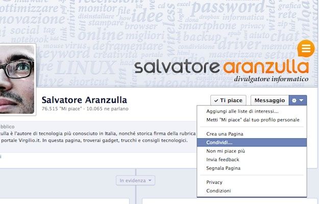 Come Diffondere Una Pagina Facebook Salvatore Aranzulla 4962